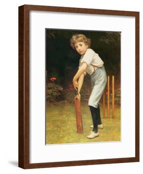Captain of the Eleven, C.1889-Philip Hermogenes Calderon-Framed Giclee Print