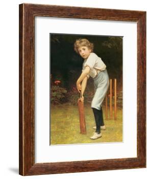 Captain of the Eleven, C.1889-Philip Hermogenes Calderon-Framed Giclee Print