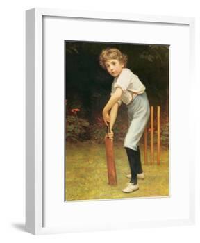 Captain of the Eleven, C.1889-Philip Hermogenes Calderon-Framed Giclee Print
