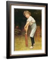 Captain of the Eleven, C.1889-Philip Hermogenes Calderon-Framed Giclee Print
