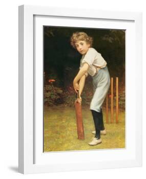 Captain of the Eleven, C.1889-Philip Hermogenes Calderon-Framed Giclee Print