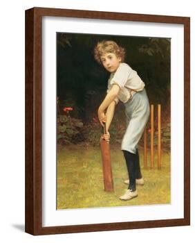Captain of the Eleven, C.1889-Philip Hermogenes Calderon-Framed Giclee Print