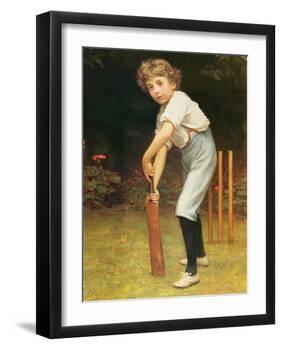 Captain of the Eleven, C.1889-Philip Hermogenes Calderon-Framed Giclee Print