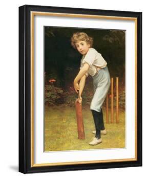 Captain of the Eleven, C.1889-Philip Hermogenes Calderon-Framed Giclee Print