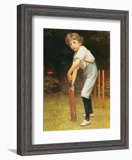 Captain of the Eleven, C.1889-Philip Hermogenes Calderon-Framed Giclee Print