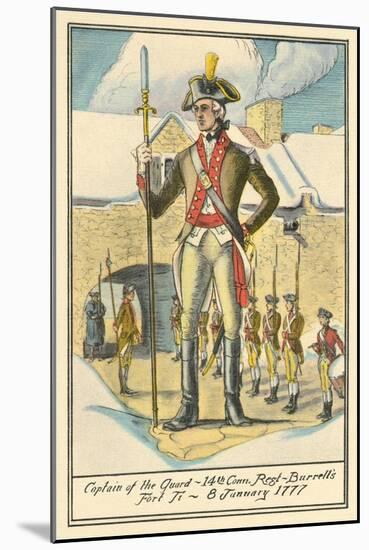 Captain of the Guard, Fort Ticonderoga-null-Mounted Art Print