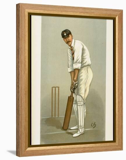 Captain of the Hampshire Cricket Club Edward Wynyard from English Periodical Vanity Fair-null-Framed Premier Image Canvas