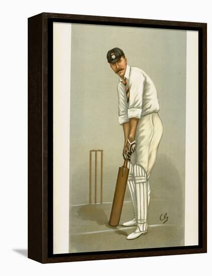 Captain of the Hampshire Cricket Club Edward Wynyard from English Periodical Vanity Fair-null-Framed Premier Image Canvas