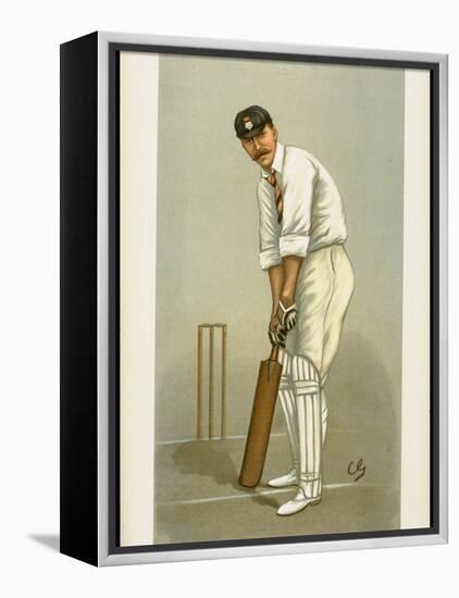 Captain of the Hampshire Cricket Club Edward Wynyard from English Periodical Vanity Fair-null-Framed Premier Image Canvas