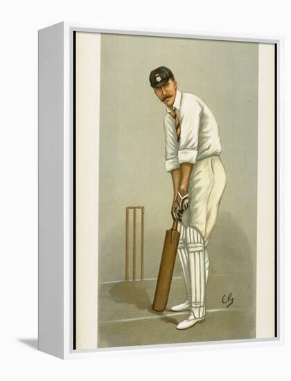 Captain of the Hampshire Cricket Club Edward Wynyard from English Periodical Vanity Fair-null-Framed Premier Image Canvas