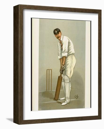 Captain of the Hampshire Cricket Club Edward Wynyard from English Periodical Vanity Fair-null-Framed Photographic Print