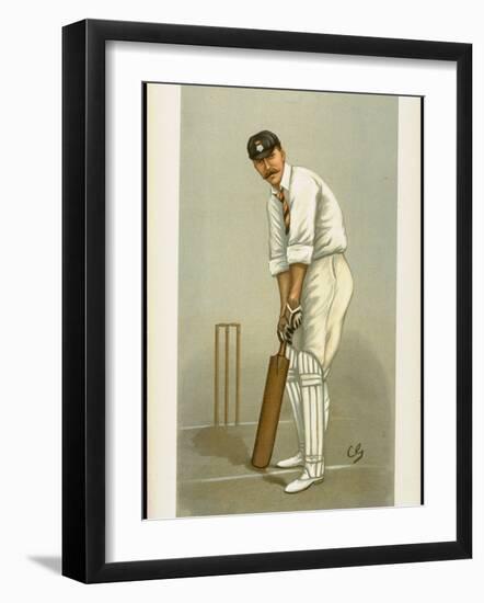 Captain of the Hampshire Cricket Club Edward Wynyard from English Periodical Vanity Fair-null-Framed Photographic Print