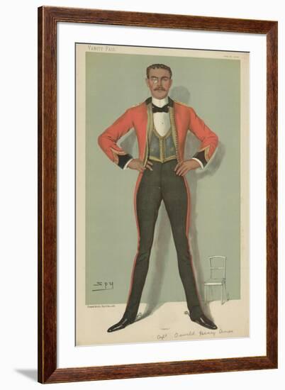 Captain Oswald Henry Ames-Sir Leslie Ward-Framed Premium Giclee Print