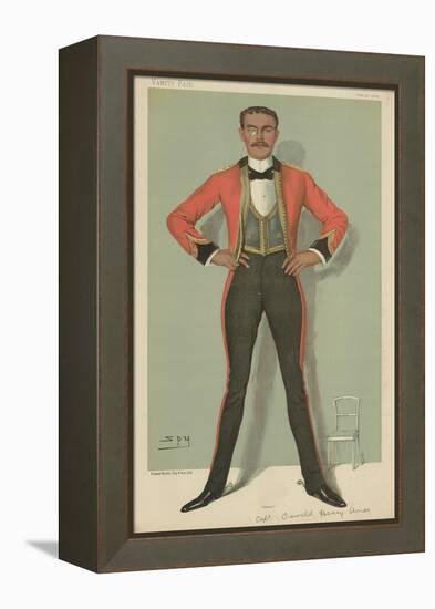 Captain Oswald Henry Ames-Sir Leslie Ward-Framed Premier Image Canvas
