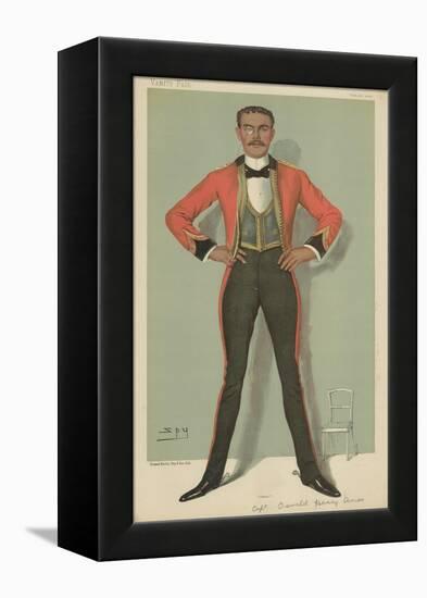 Captain Oswald Henry Ames-Sir Leslie Ward-Framed Premier Image Canvas