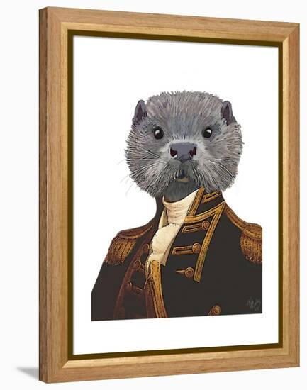 Captain Otter-Fab Funky-Framed Stretched Canvas