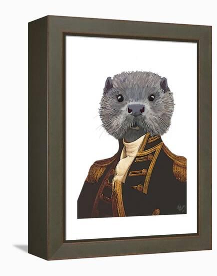 Captain Otter-Fab Funky-Framed Stretched Canvas