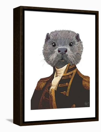 Captain Otter-Fab Funky-Framed Stretched Canvas