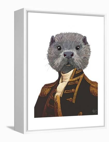 Captain Otter-Fab Funky-Framed Stretched Canvas