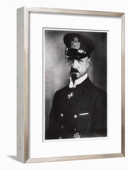 Captain Peter Strasser, German Airship Fleet Commander, World War I, 1916-1918-null-Framed Giclee Print