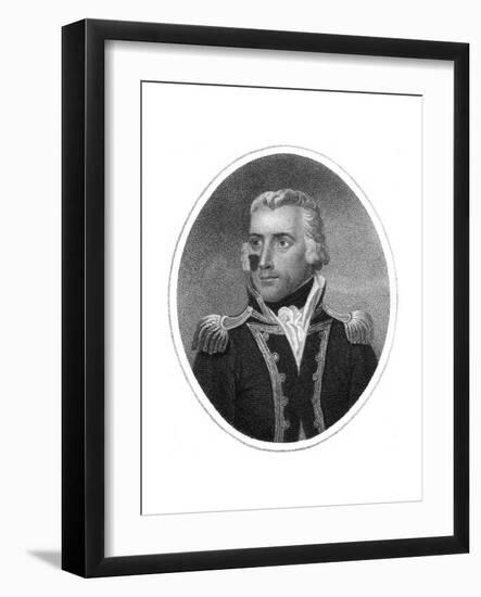 Captain Richard Bowen-HR Cook-Framed Giclee Print