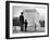 Captain Roger D. Reid Visiting the Unknown Soldier's Tomb with His Son-George Strock-Framed Photographic Print