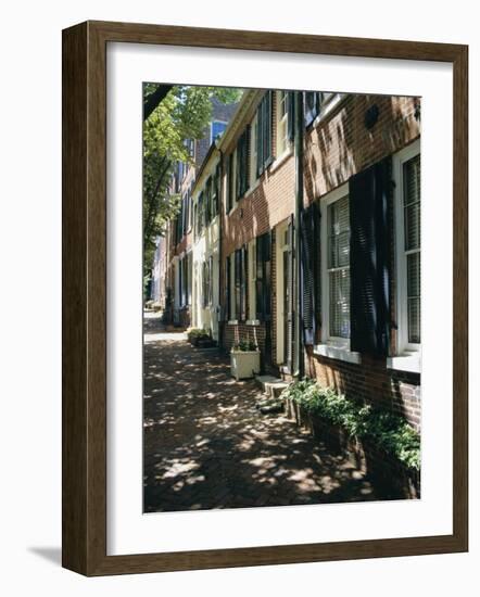 Captain's Row, Alexandria, Virginia, USA-Jonathan Hodson-Framed Photographic Print