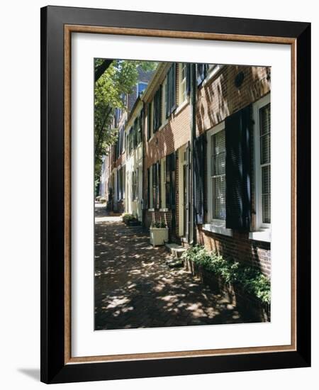 Captain's Row, Alexandria, Virginia, USA-Jonathan Hodson-Framed Photographic Print