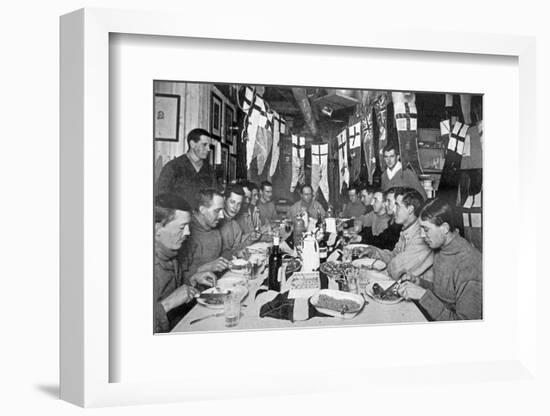 Captain Scott's Last Birthday Dinner June 6th 1911, from Scott's Last Expedition-Herbert Ponting-Framed Photographic Print