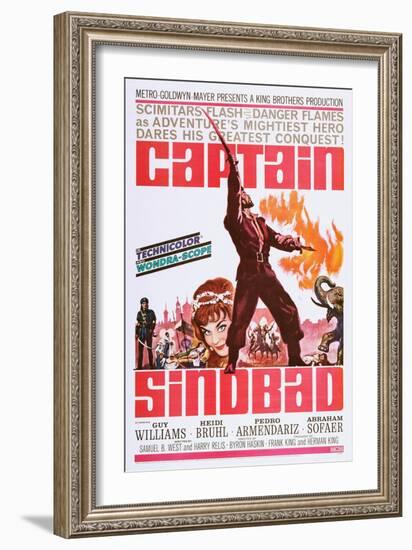 Captain Sindbad-null-Framed Art Print