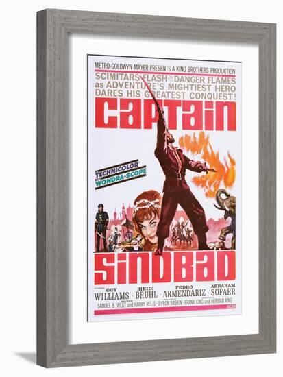 Captain Sindbad-null-Framed Art Print
