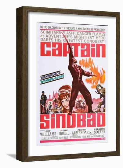 Captain Sindbad-null-Framed Art Print