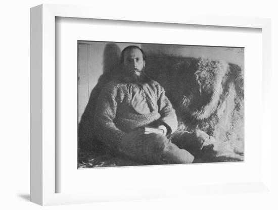 'Captain Sverdrup in his Cabin', 1895, (1897)-Unknown-Framed Photographic Print