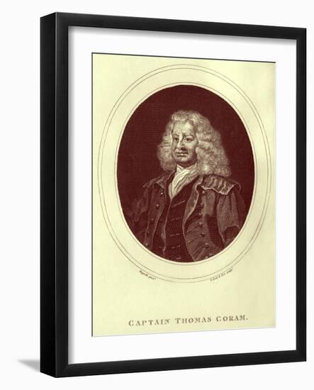 Captain Thomas Coram, 1810-William Hogarth-Framed Giclee Print