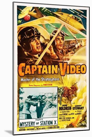 Captain Video: Master of the Stratosphere-null-Mounted Art Print