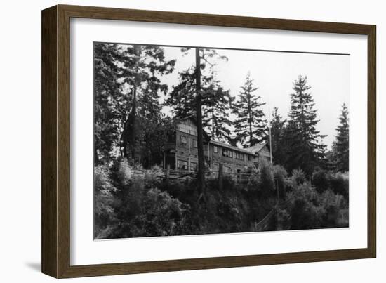 Captain Whidbey Inn on Whidbey Island, WA Photograph - Whidbey Island, WA-Lantern Press-Framed Art Print