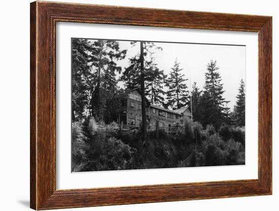 Captain Whidbey Inn on Whidbey Island, WA Photograph - Whidbey Island, WA-Lantern Press-Framed Art Print