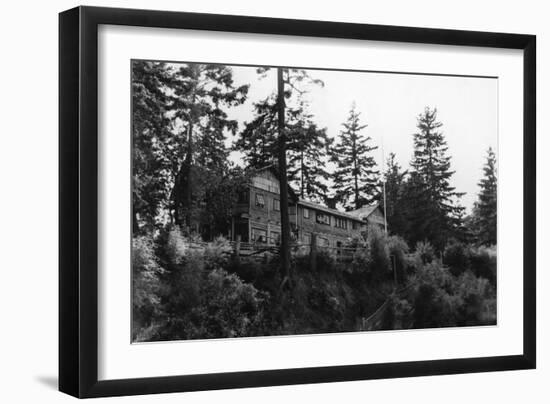 Captain Whidbey Inn on Whidbey Island, WA Photograph - Whidbey Island, WA-Lantern Press-Framed Art Print