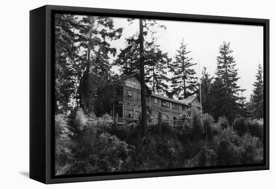 Captain Whidbey Inn on Whidbey Island, WA Photograph - Whidbey Island, WA-Lantern Press-Framed Stretched Canvas
