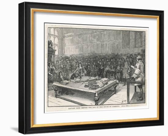 Captain William Kidd Before the Bar of the House of Commons-H.m. Paget-Framed Art Print