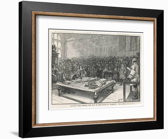 Captain William Kidd Before the Bar of the House of Commons-H.m. Paget-Framed Art Print