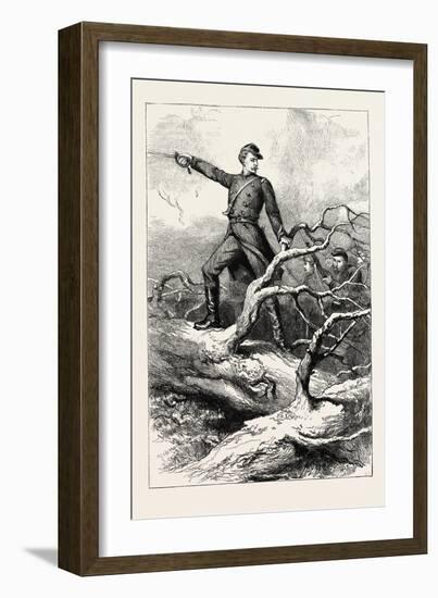 Captain Winthrop at Big Bethel-null-Framed Giclee Print