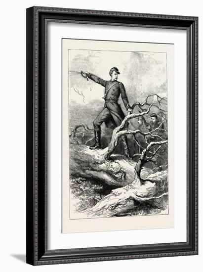 Captain Winthrop at Big Bethel-null-Framed Giclee Print