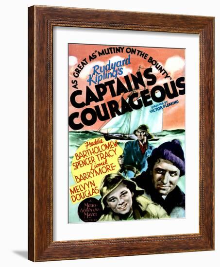 Captains Courageous - Movie Poster Reproduction-null-Framed Photo