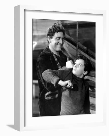 Captains Courageous, Spencer Tracy, Freddie Bartholomew, 1937-null-Framed Photo
