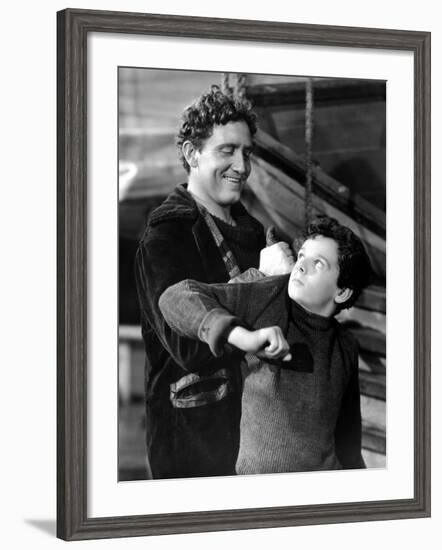 Captains Courageous, Spencer Tracy, Freddie Bartholomew, 1937-null-Framed Photo