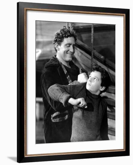 Captains Courageous, Spencer Tracy, Freddie Bartholomew, 1937-null-Framed Photo