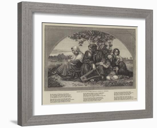 Captive Jews by the Waters of Babylon-Eduard Bendemann-Framed Giclee Print