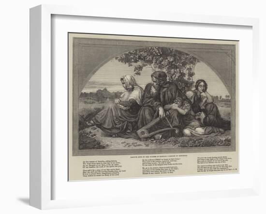Captive Jews by the Waters of Babylon-Eduard Bendemann-Framed Giclee Print