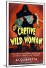 Captive Wild Woman-null-Mounted Art Print